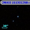 2MASS J11355280+3640228
