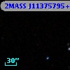 2MASS J11375795+3424304