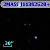 2MASS J11382520+3225355