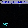 2MASS J11404342+6537142