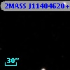 2MASS J11404620+3124582