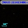 2MASS J11413406+3715519