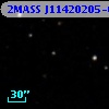 2MASS J11420205-0142388