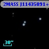 2MASS J11435091+3154408