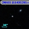 2MASS J11435285+6358500