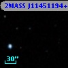 2MASS J11451194+3238134