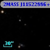 2MASS J11522886+1524125