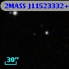 2MASS J11523332+6201249