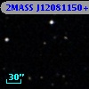 2MASS J12081150+0000508