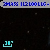 2MASS J12100116+6216235