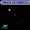 2MASS J12100523+4638001