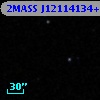 2MASS J12114134+0418441