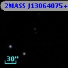2MASS J13064075+1450022