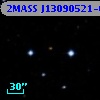2MASS J13090521-0254243