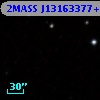 2MASS J13163377+5735491