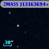 2MASS J13163694+0201591