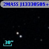 2MASS J13330508+0419392