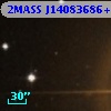 2MASS J14083686+4928268