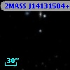 2MASS J14131504+6004300