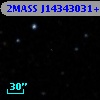 2MASS J14343031+4315320