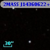 2MASS J14360622+3948557