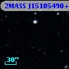 2MASS J15105490+0110386