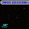 2MASS J15113186+3257477