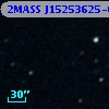 2MASS J15253625-0057009