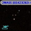 2MASS J15423263-0221090