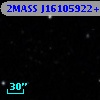 2MASS J16105922+3634406