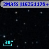 2MASS J16251178+4336365