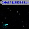 2MASS J16533511+2954308