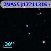 2MASS J17211316+6552232