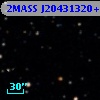 2MASS J20431320+0038461