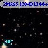 2MASS J20431344+0050217