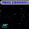2MASS J20433473+0052488