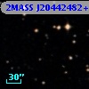 2MASS J20442482+0016385