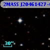 2MASS J20461427-0456025