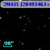 2MASS J20493463+0009005