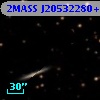 2MASS J20532280+0039513