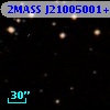 2MASS J21005001+0001379