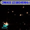 2MASS J21034504+0041393