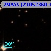 2MASS J21052360-0009224