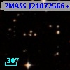 2MASS J21072568+0001291