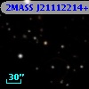 2MASS J21112214+1057588