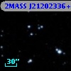 2MASS J21202336+1101059
