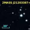2MASS J21203387+1021591