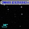 2MASS J21251312+0038091