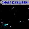 2MASS J21311389+1033537
