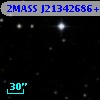 2MASS J21342686+1100437